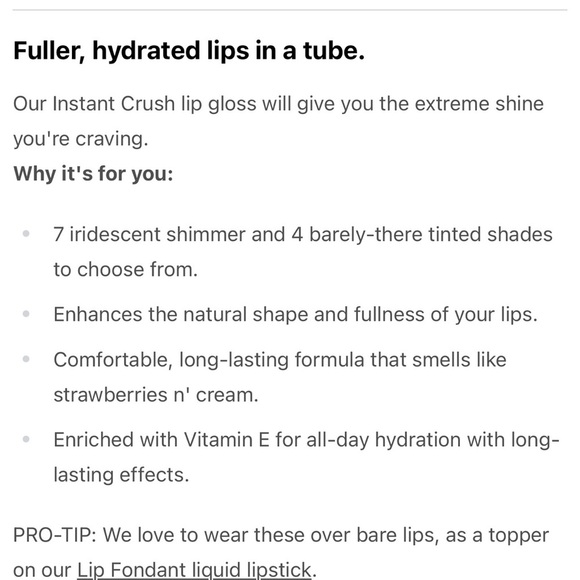 Lot of 3 “Half Caked” Instant‎ Crush Lipgloss Shade Sparkle Motion New in Box - Picture 4 of 6